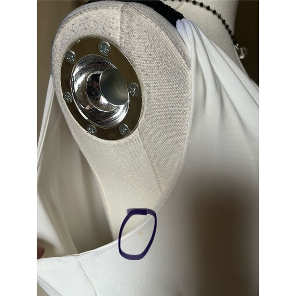 Lauren Ralph Lauren Beaded Colorblock Surplice Gown Dress Sz 14 NWT Formal Maxi - Picture 7 of 8